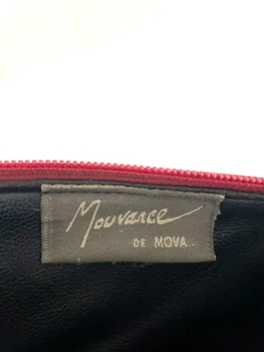 Mouvance‎ de Mova Red Leather Backpack Single or Double Adjustable Strap